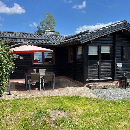 Blockhaus Ferienzauber Villa Bromskirchen Kültér fotó