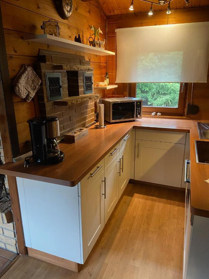 Blockhaus Ferienzauber Villa Bromskirchen Kültér fotó