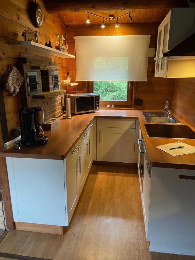 Blockhaus Ferienzauber Villa Bromskirchen Kültér fotó